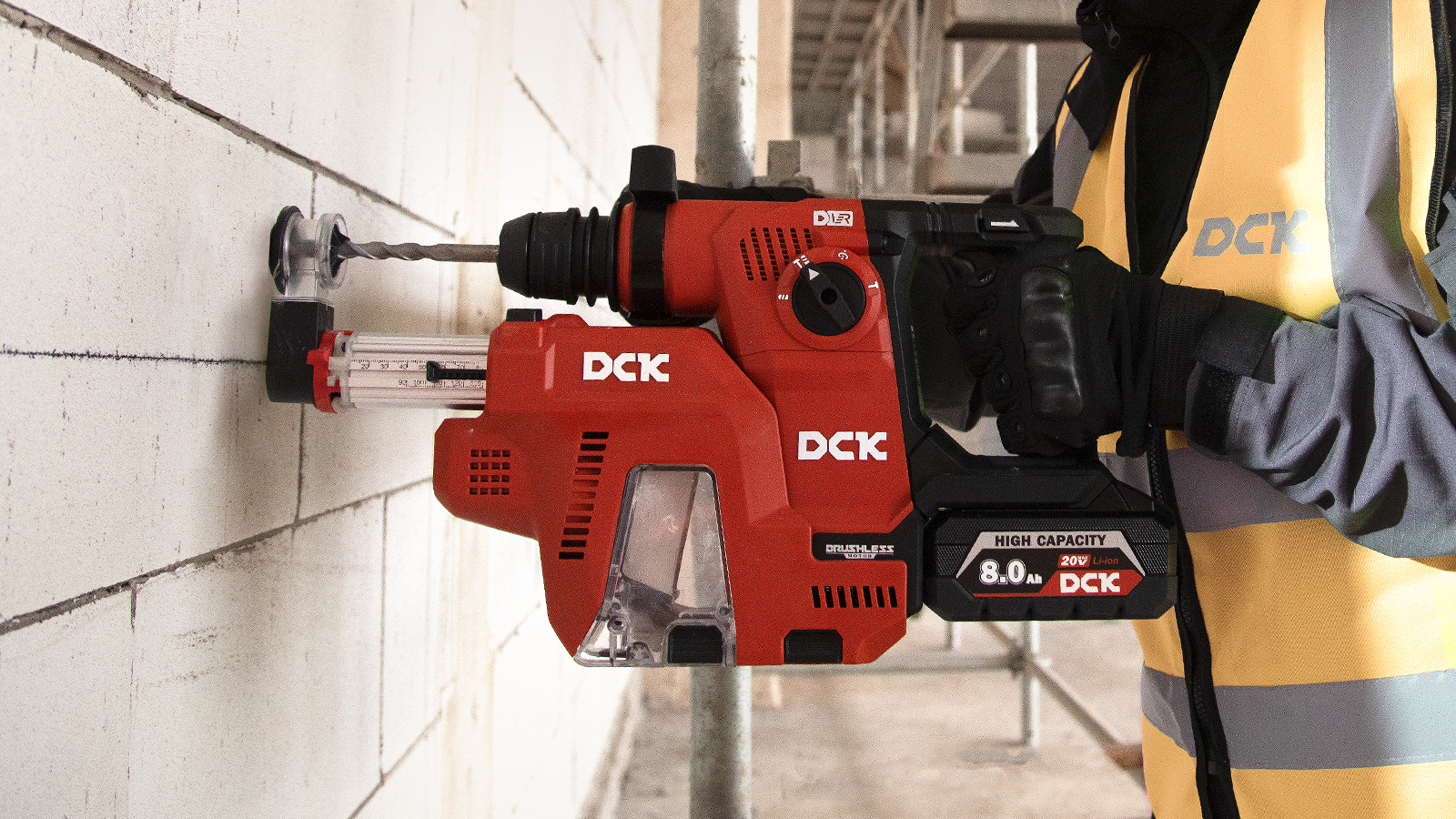 Taking Heavy-Duty to the Next Level: The DCK Cordless SDS Rotary Hammer Impresses with Power That Lasts